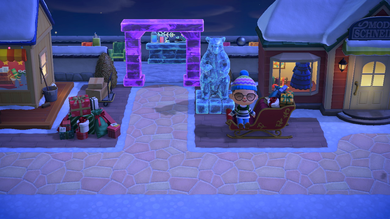 Winter in Animal Crossing
